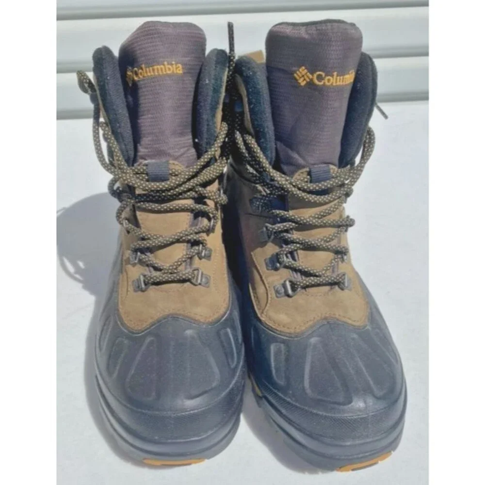 Columbia Bugabootoo NB -Men's 11.5 - Brown Leather Waterproof Thermalite Boots